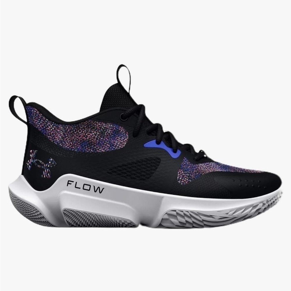 NEW!  Under Armour Black and Multicolor Athletic Shoes Size 5 Brand new in box!